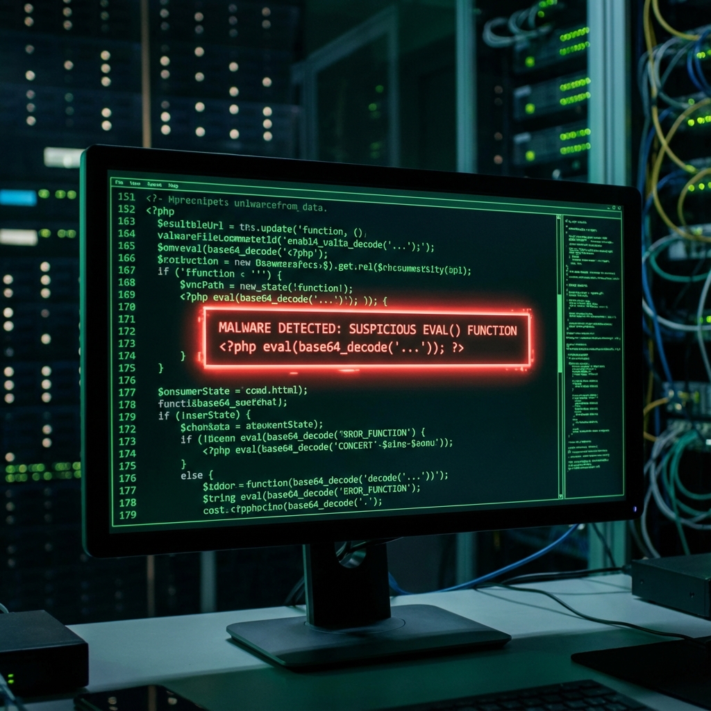 Código malicioso PHP WordPress